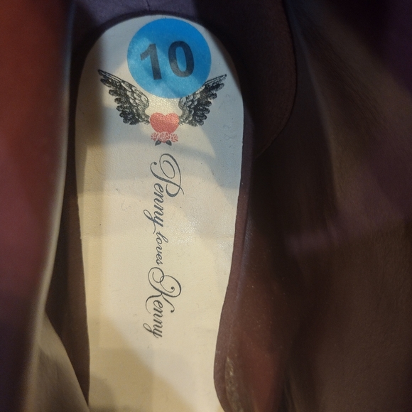 Penny Loves Kenny Rich Reddish Brown Heel Boots - Picture 4 of 4